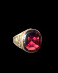 Antique Garnet Signet Ring