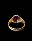 Antique Garnet Signet Ring