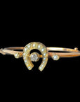 Antique Horseshoe Bangle Bracelet
