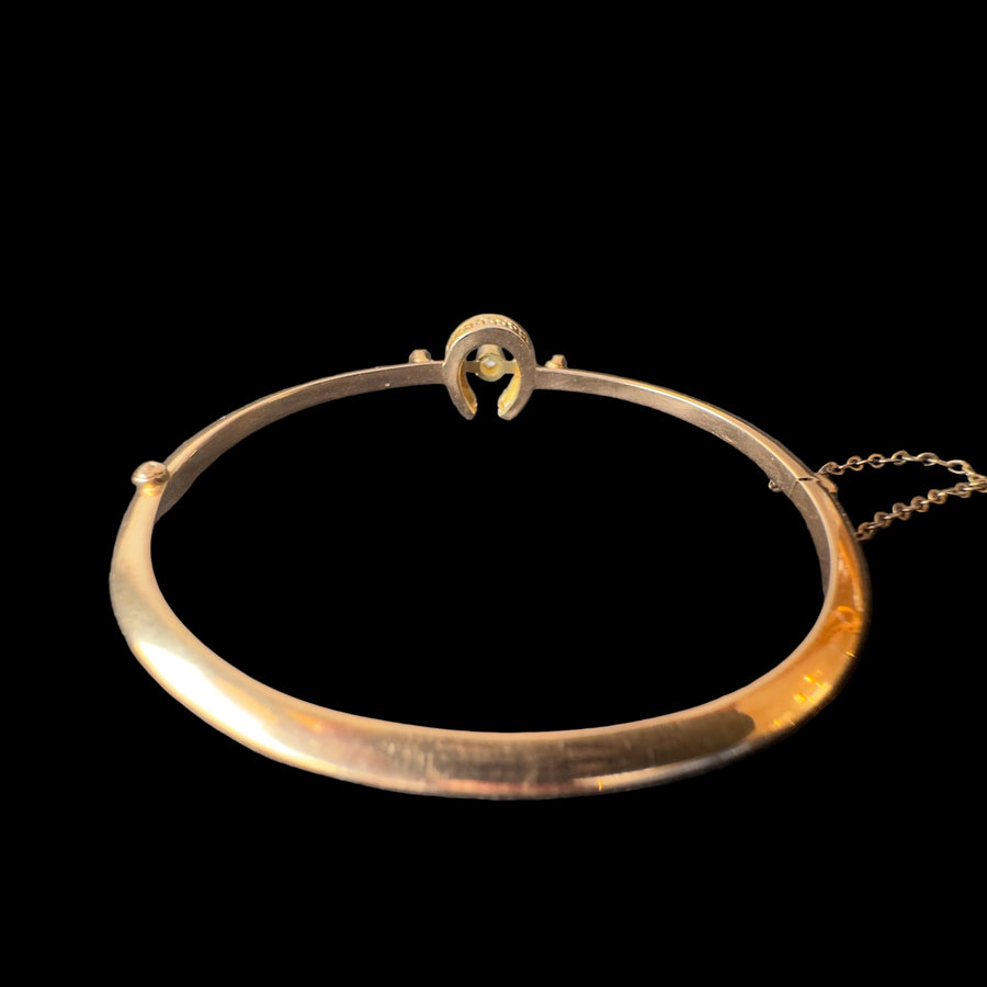 Antique Horseshoe Bangle Bracelet