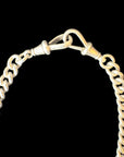Antique Sterling Silver Double Albert Watch Chain