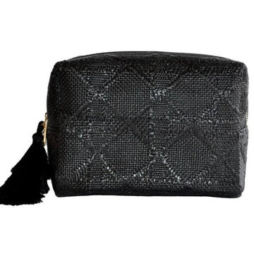 Bali Straw Everything Bag in Cane Midnight