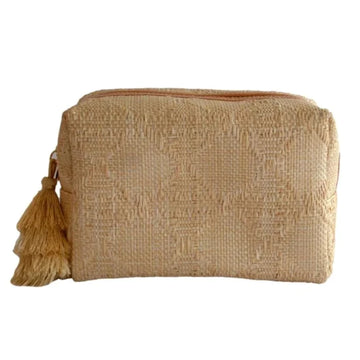 Bali Straw Everything Bag in Cane Sand