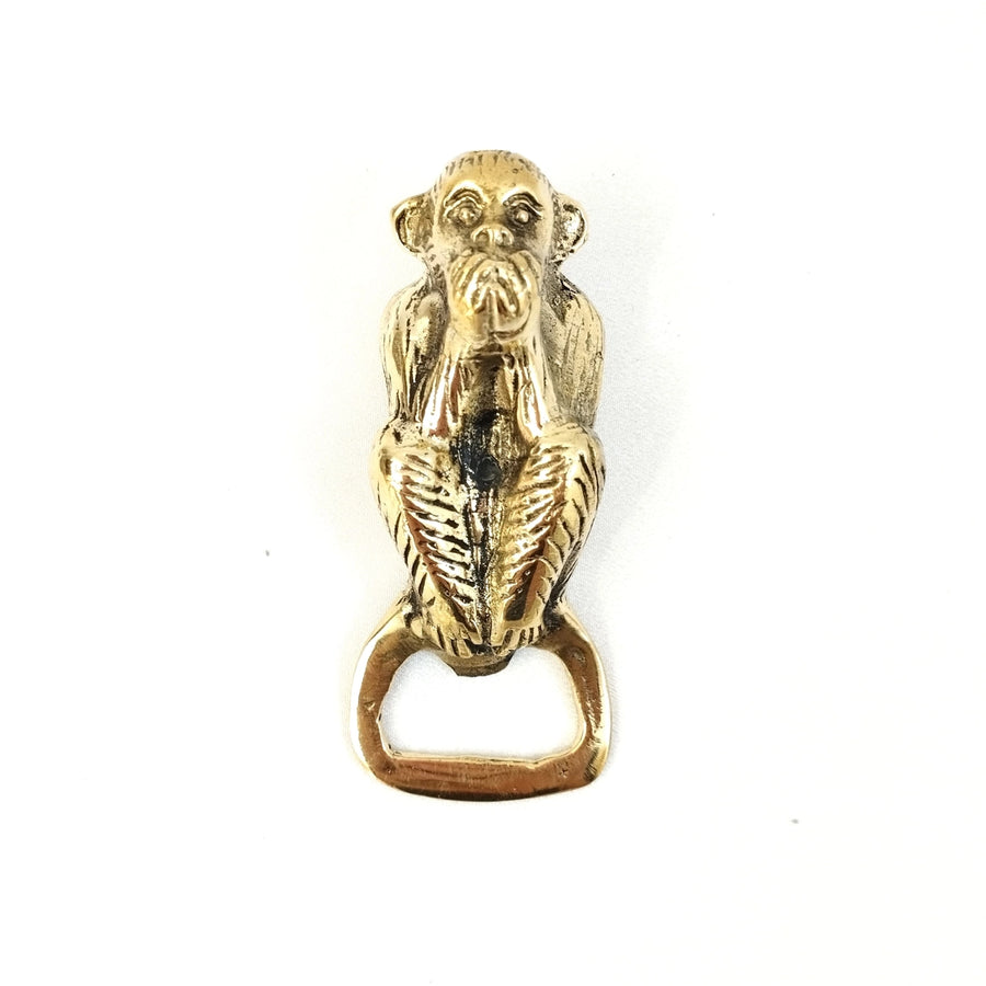 Brass Bottle Opener - Monkey