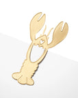 Brass Lobster Bookmark Ornament