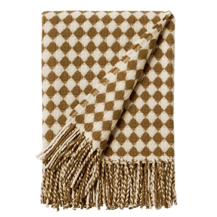 Merino Wool Blanket in Bronze