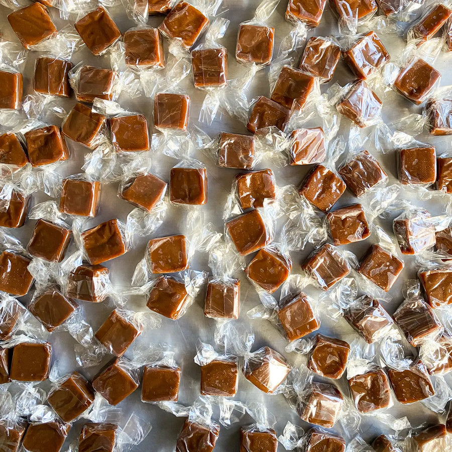 Butter Caramels with Flake Salt