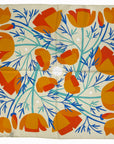 California Poppies Silk Scarf