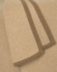 Camel Purl Knit Blanket in Dune & Gobi