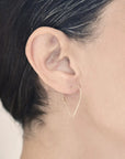 Carla Caruso Small Heart Hoops