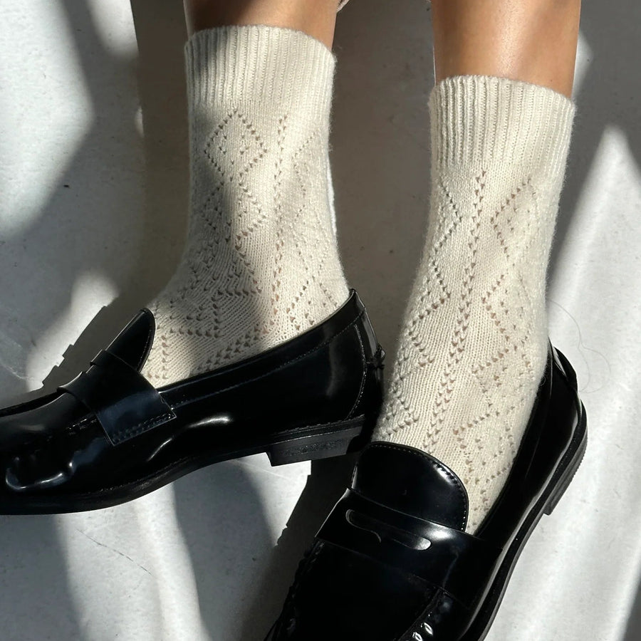Le Bon Shoppe Cashmere Pointelle Socks