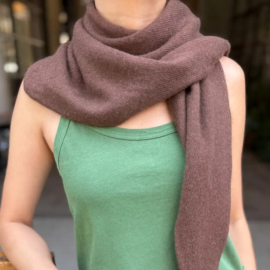 Cashmere Shawl in Mocha