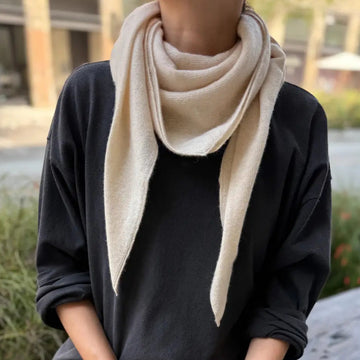 Cashmere Shawl in Oatmeal