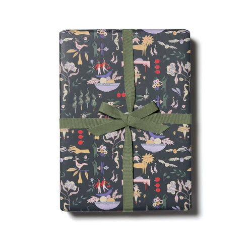 Emerald Holiday Wrapping Paper