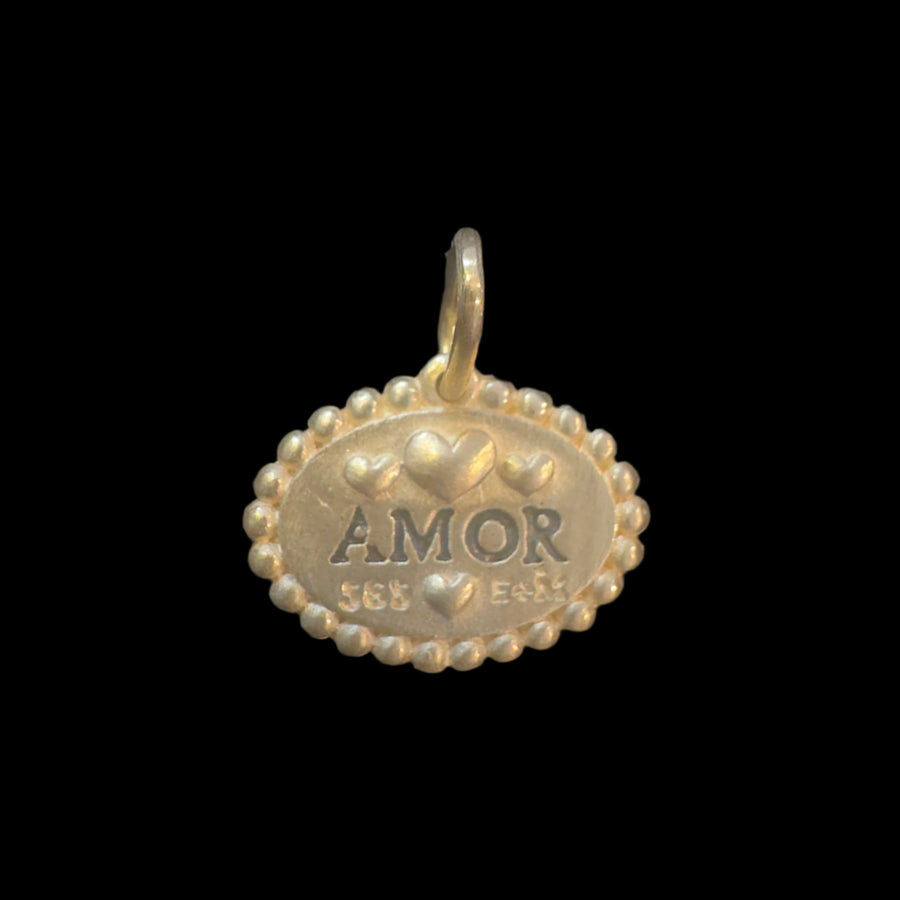 Erica molinari amor dog charm