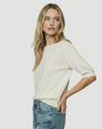 Extrafine Merino Crew in Milk