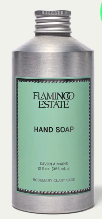 Flamingo Estate Organic Hand Soap in Rosemary & Clary Sage