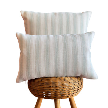 GTH Piccadilly Stripe/Patina Pillow