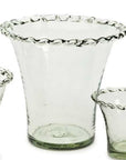 Glass Pie Crust Planter