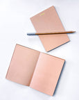 Gold Edged Notepads in Blush Set of 2