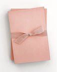 Gold Edged Notepads in Blush Set of 2