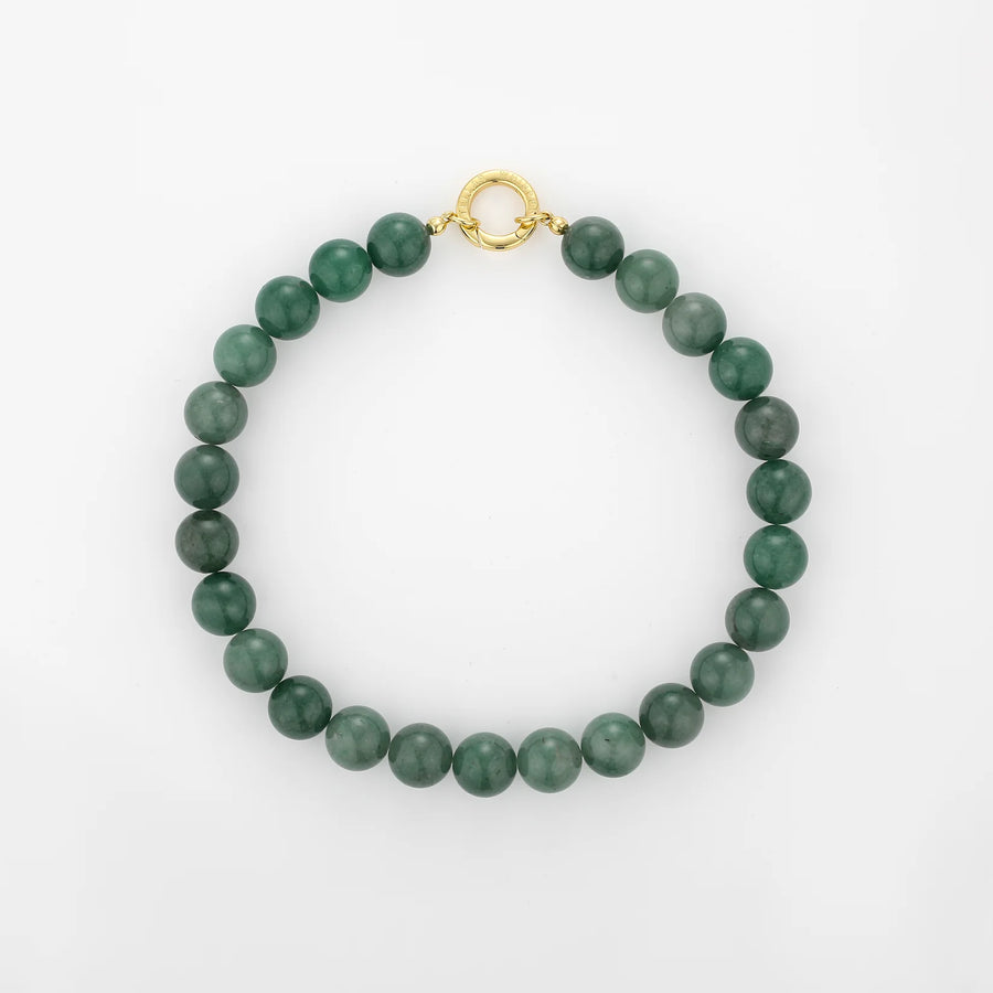 Green Aventurine Bead Necklace