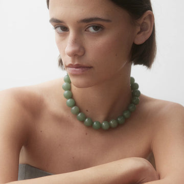Green Aventurine Bead Necklace