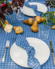 HTH Set of 4 Katherine Plaid Napkins in Midnight