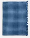 HTH Large Katherine Plaid Tablecloth in Midnight 63"x120"