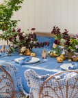 HTH Large Katherine Plaid Tablecloth in Midnight 63"x120"