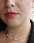Hand-Knotted Pearl Necklace