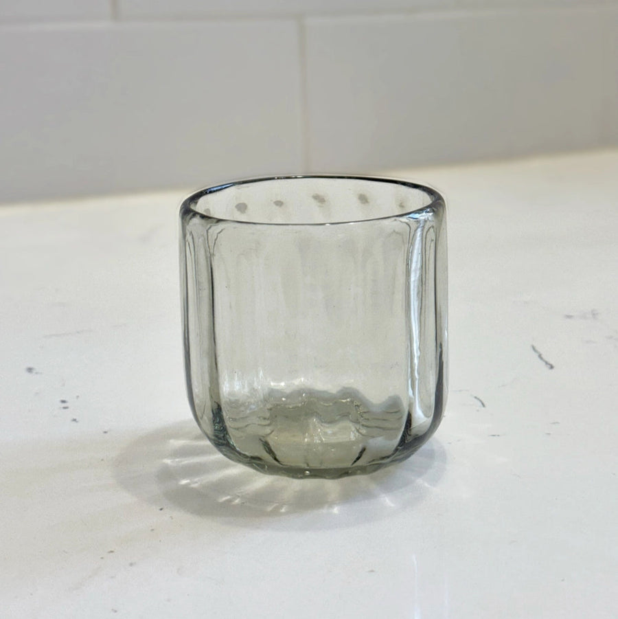 Handblown Fluted Small Tumbler 3"