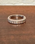 Vintage Estate Platinum + Baguette Diamond Ring