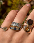 Antique Edwardian Sapphire and Diamond Ring