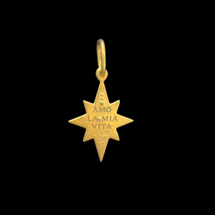 "Amo La Mia Vita" Star Charm
