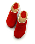 Embla | Postkasse Rød Suede