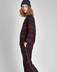 Marina Pajama Set in Berry Plaid Flannel