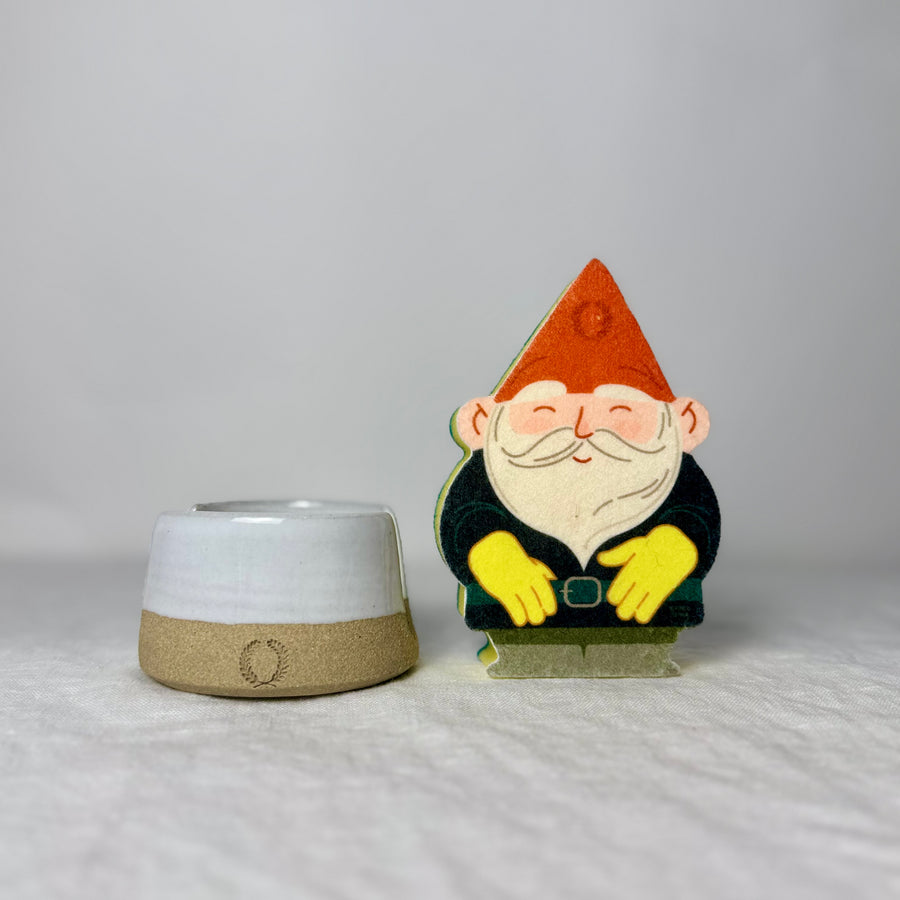 Gift Set for the Holiday Lover: Gnome Sponge + Holder Gift Set