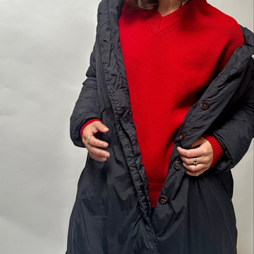 Marianne Down Coat in Navy