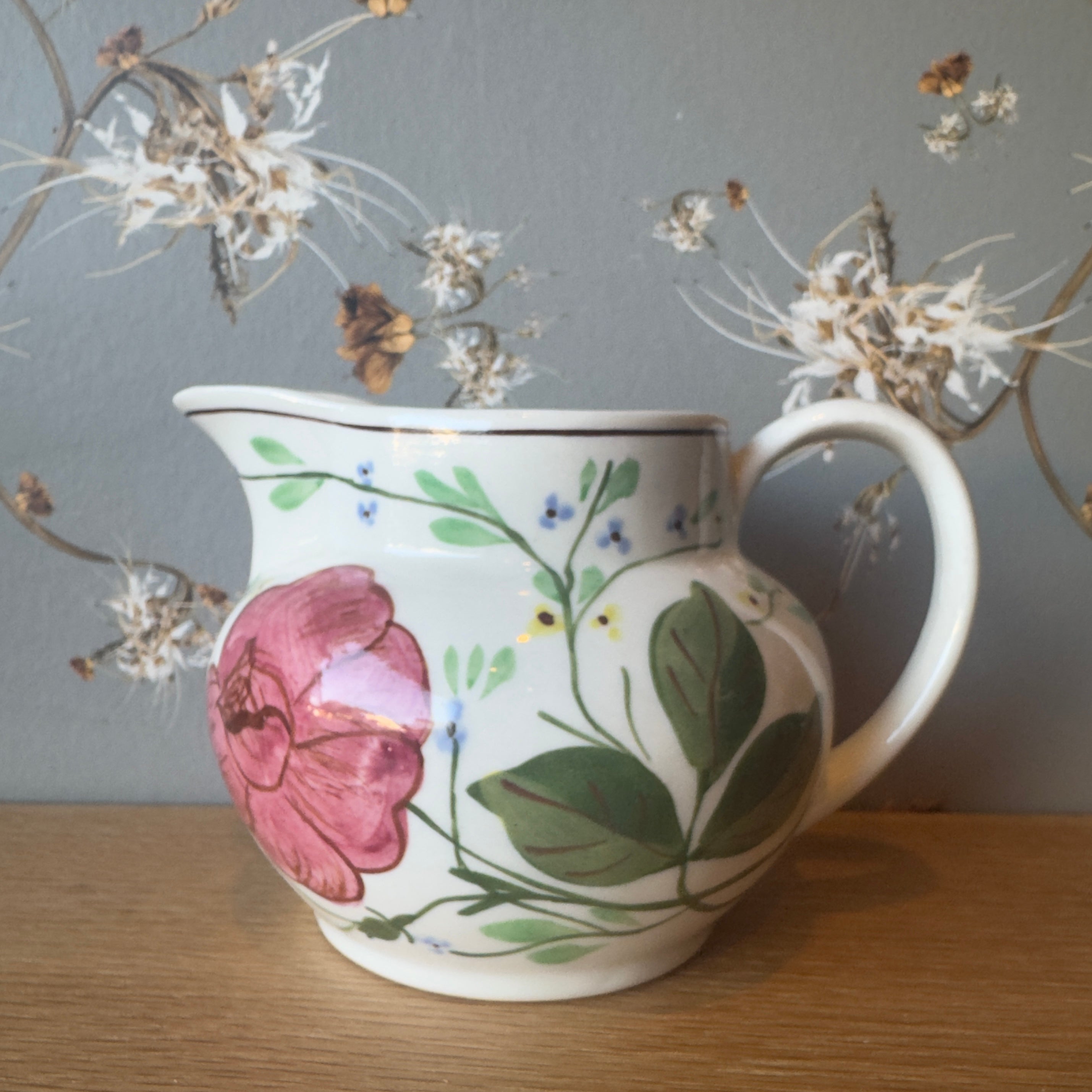 Vintage Handpainted Floral Pitcher – Good Together House