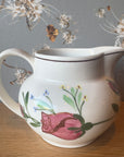 Vintage Handpainted Floral Pitcher