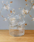 Vintage Octagonal Pebble Glass Dish