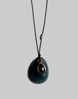 Margaret Solow Sapphire Pendant with Sapphire Charm