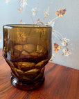 Vintage Amber Cocktail Glasses, Set/6