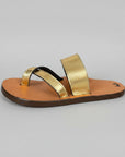 Jutta Neumann Aldo Sandal in Gold Metallic