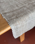 Crochet Edge Runner, Gray