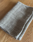 Crochet Edge Runner, Gray
