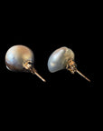 Vintage Baroque Grey/Black Pearl Earrings