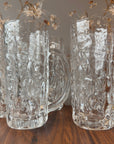 Vintage "Frostfire" Beer Mugs Set/5