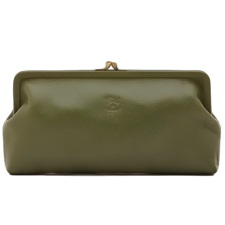 Il Bisonte Classic Clutch cipresso